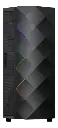 CASE GAMEMAX DIAMOND COC BK MID TOWER NEGRO USB+ USB 3.0 1HD AUDIO FAN COC 14CM ARGB LATERAL VIDRIO TEMPLADO
