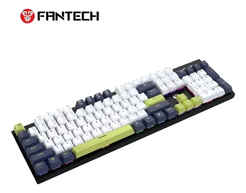 TECLADO | FANTECH | ATOM | 104S | MK878S | CABLEADO | MORI-BLANCO