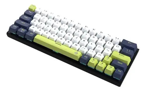 TECLADO | FANTECH | ATOM 63 | MK874V2 | CABLEADO | USB-C | MECANICO | RGB | SWITCH RED