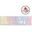 TECLADO | FANTECH | ATOM | AIR108 | MK314 | CABLEADO | MECANICO | RGB | BLANCO | SWITCH ROJO