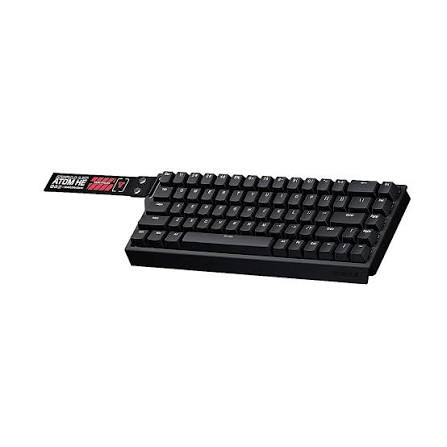 TECLADO | FANTECH | ATOM | HE68 | MK811 | CABLEADO | NEGRO | SWITCH MAGNETICO ESMERALDA