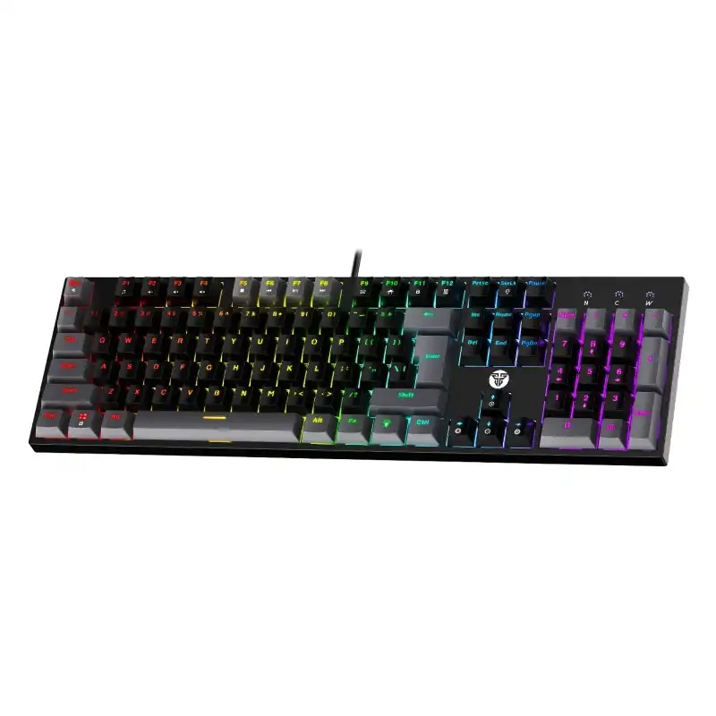 TECLADO | FANTECH | ATOM | MK886V2 | CABLEADO | NEGRO-AZUL