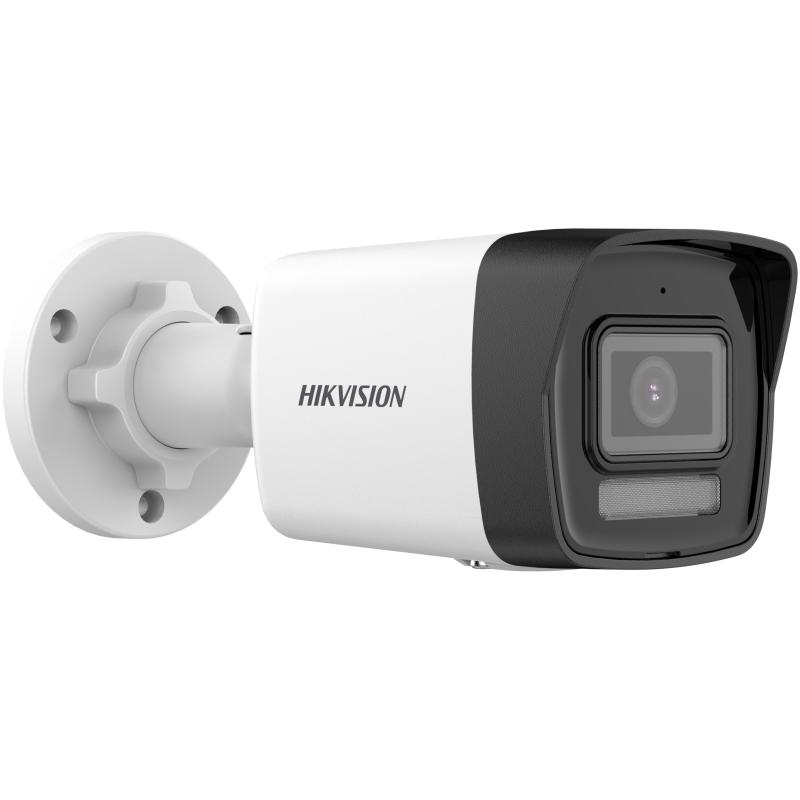 CAMARA BULLET | IP | HIKVISION | 8MP | 2.8MM | DS-2CD1083G2-LIUF | IR 30 MTS EXIR | EXTERIOR | IP67 | H.265+ | POE | DWDR | LUZ DUAL | MICROFONO INTEGRADO