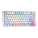 TECLADO | FANTECH | ATOM | X83 | MK612 | CABLEADO | AME BLANCO | SW-ROSIE