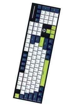 TECLADO | FANTECH | ATOM | 104S | MK878S | CABLEADO | MORI BLANCO | SW-ROJO