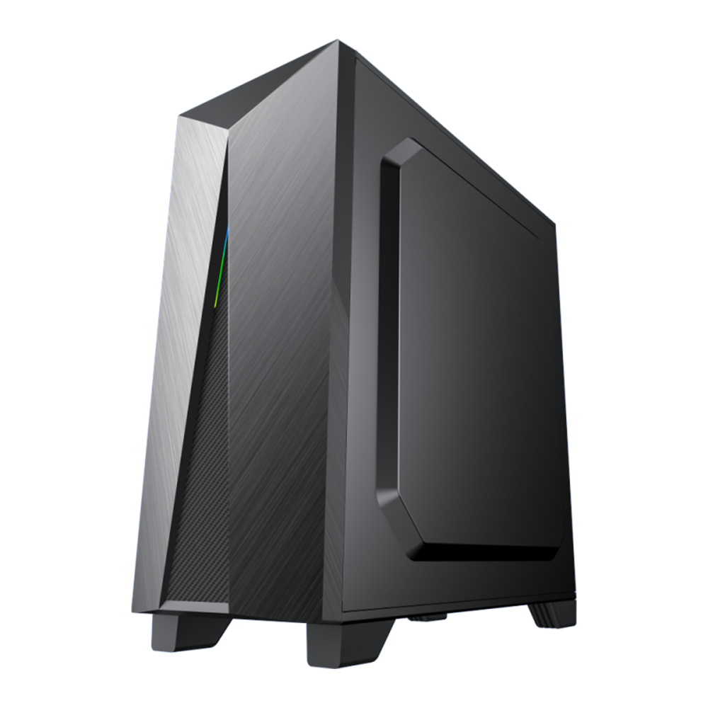 CASE GAMEMAX NOVA N6 GAMING ATX NEGRO | 2 USB | 1 HD AUDIO | 1 FAN LED FRGB REAR | LATERAL VIDRIO