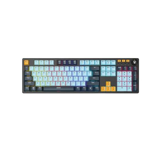 TECLADO | FANTECH | ATOM | 63 | MK874V2 | CABLEADO | AZUL NAVY | SW-AZUL