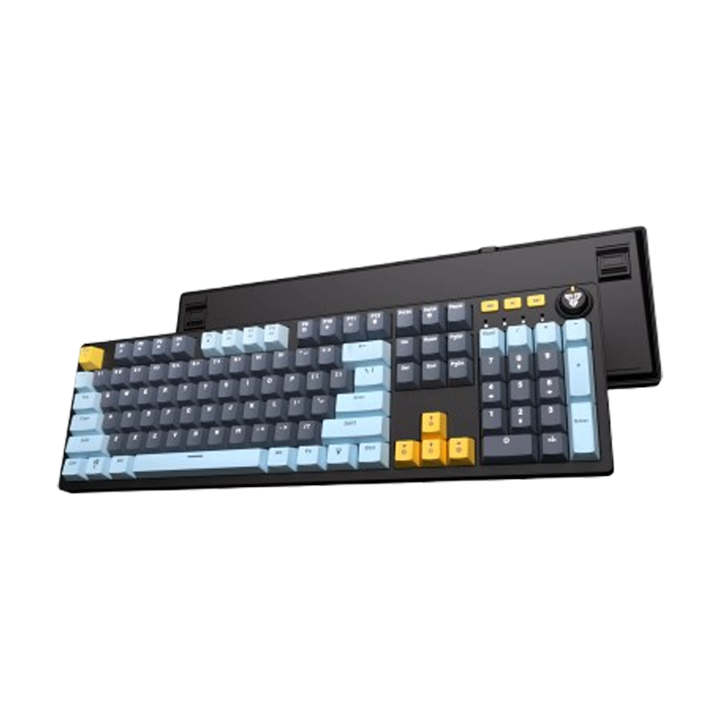TECLADO | FANTECH | ATOM | 63 | MK874V2 | CABLEADO | AZUL SKY | SW-AZUL