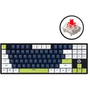 TECLADO | FANTECH | ATOM | 87S | MK877S | CABLEADO | MORI-AZUL | SWITCH ROJO