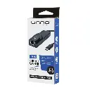 ADAPTADOR UNNO TEKNO USB 3.0 LAN ETHERNET 1GBPS CONECTIVIDAD AD3003BK