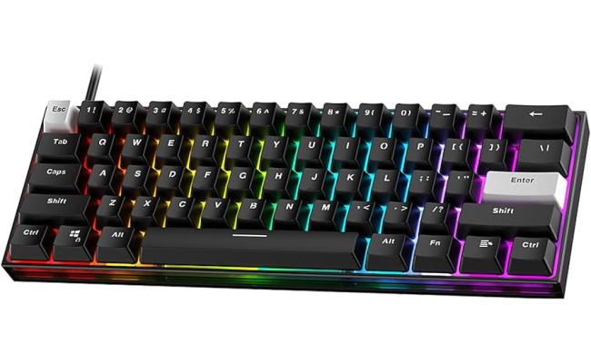 TECLADO | FANTECH | MAX FIT | 61 | FROST | GAMING | MK857FST-BLACK