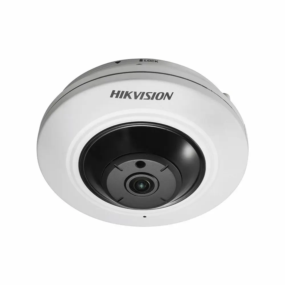 CAMARA DOMO | IP | DS-2CD2955FWD-IS(1) | 5 MP | 2.8 MM - 12 MM | LENTE VARIFOCAL MOTORIZADO | WDR | 120 DB | H.265+ | VISTA 180°