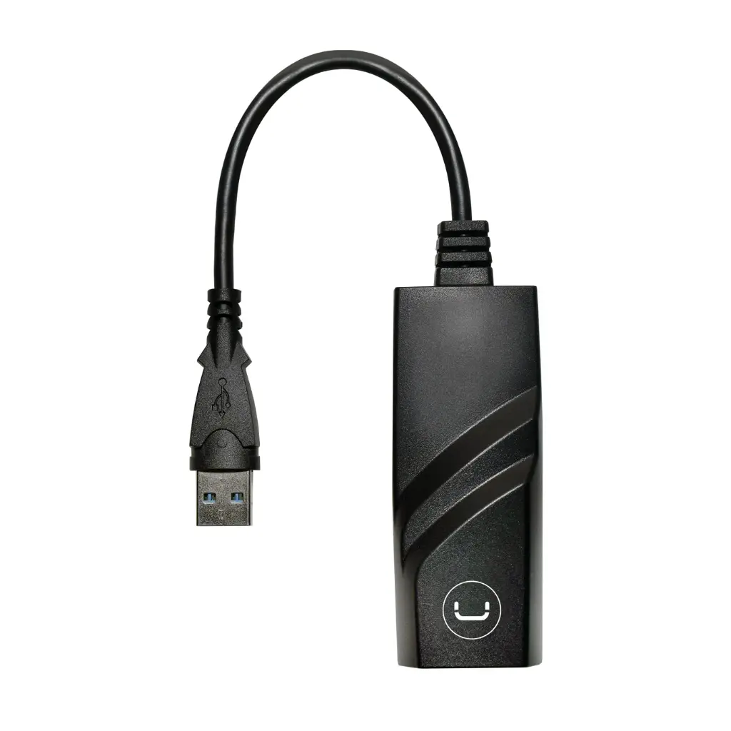 ADAPTADOR UNNO TEKNO USB 3.0 LAN ETHERNET 1GBPS CONECTIVIDAD AD3003BK