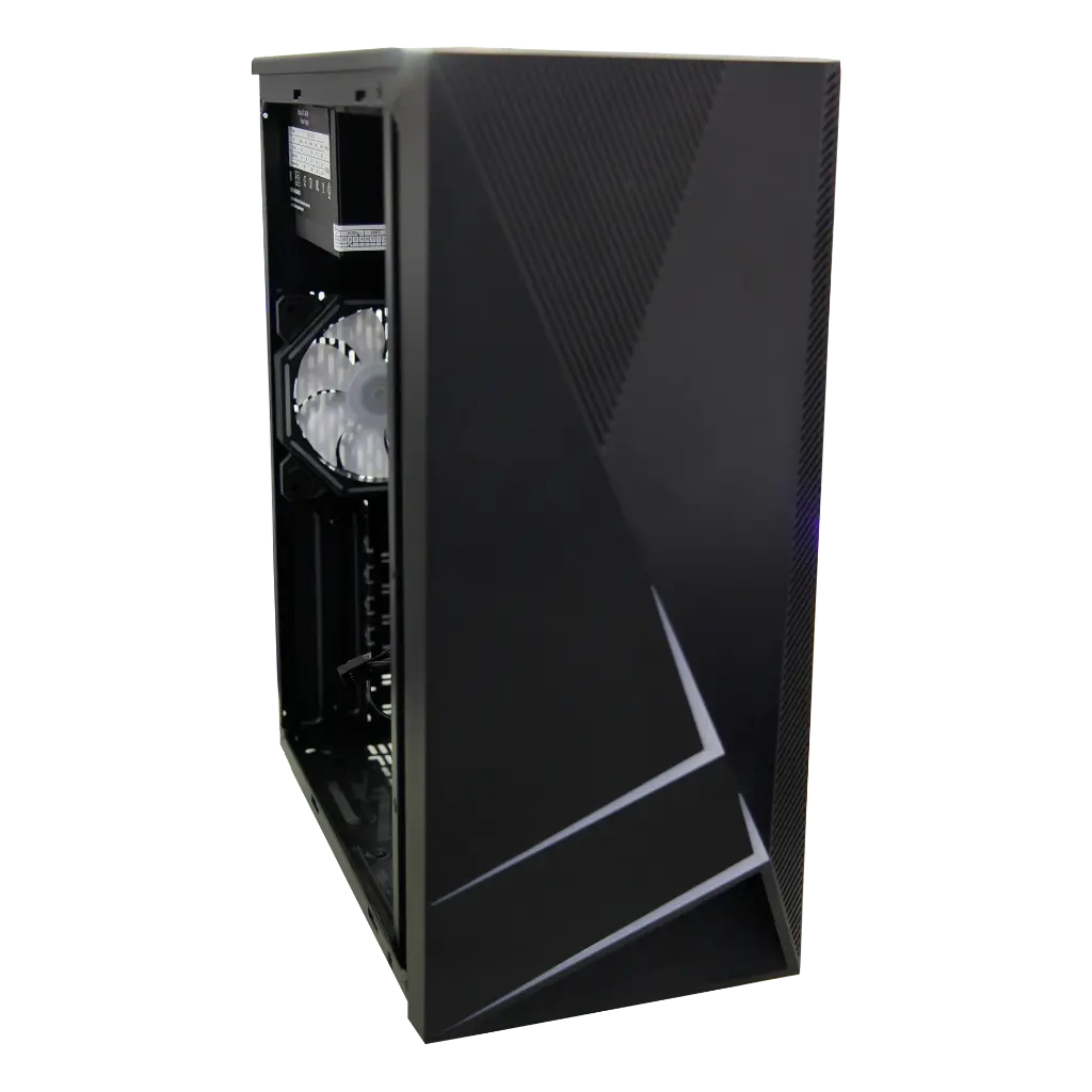 CASE GAMING ATX QI-HANG-ZHE V8 NEGRO