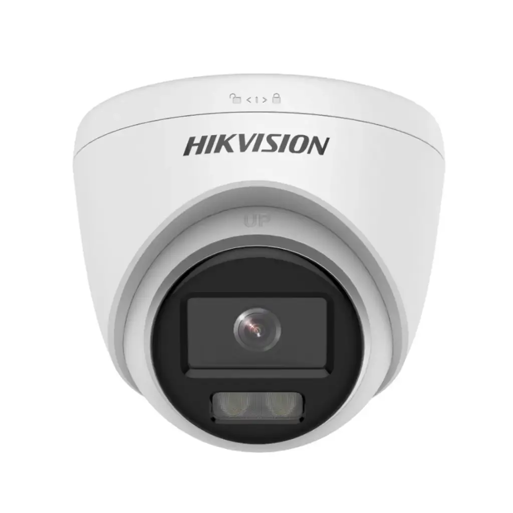 CAMARA DOMO | TURBO HD | 2MP | (3.6MM) | METALICA | COLORVU | EXTERIOR | DS-2CE70DF0T-MF | 1080P