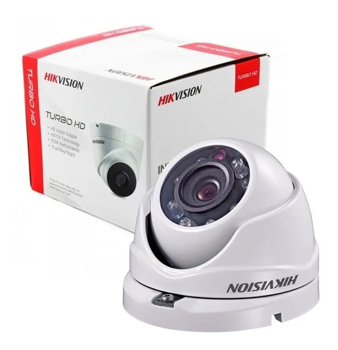 CAMARA DOMO | TURBO HD | DS-2CE56D0T-IRMF(2.) | 2 MP | 2.8 MM | 1080P | IR 25 MTS | EXTERIOR IP67 | DWDR | METAL | TVI-AHD-CVI