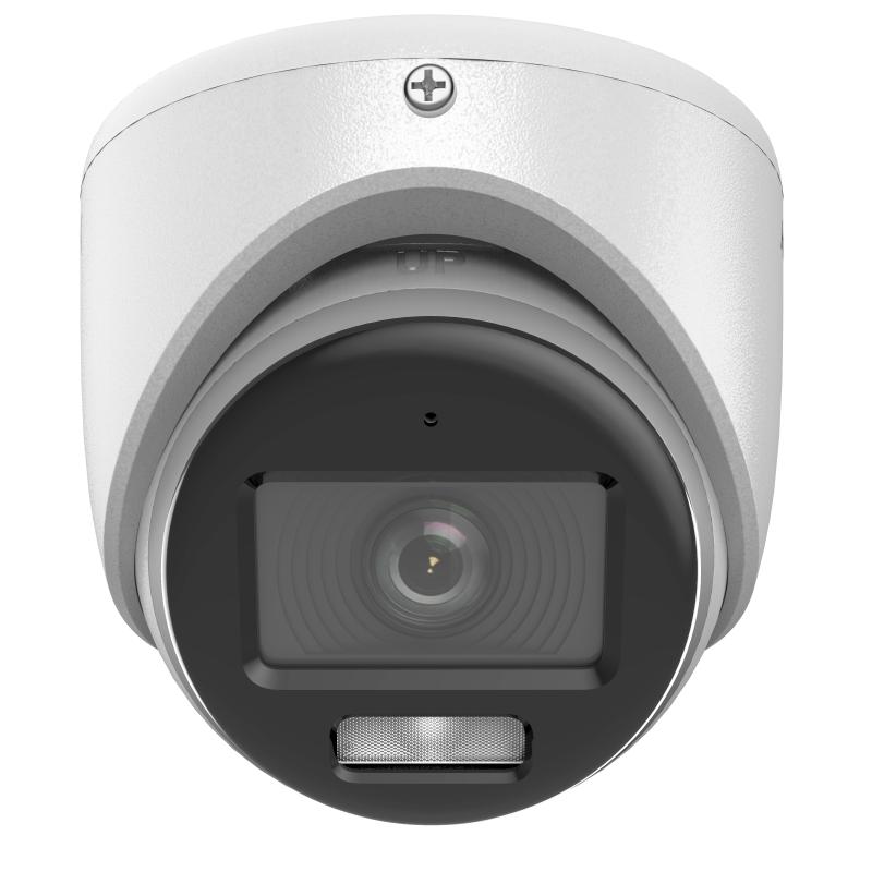 CAMARA DOMO | TURBO HD | DS-2CE70KF0T-LMFS | 5 MP | 3K | 2.8 MM | SMART HYBRID LIGHT | 20 MTS | EXTERIOR | IP67 | METALICA