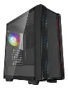 CASE GAMING DEEPCOOL CC560 ARGB V2 | ATX | USB 3.0 | USB 2.0 | HD AUDIO | 4X FAN ARGB | LATERAL VIDRIO TEMPLADO | NEGRO