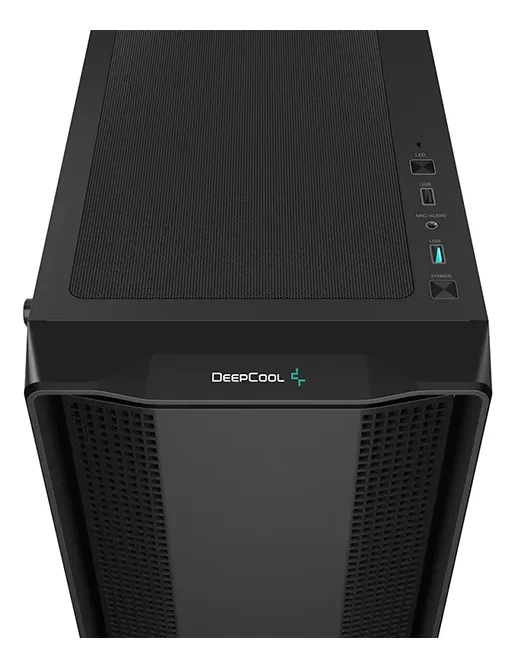 CASE GAMING DEEPCOOL CC560 ARGB V2 | ATX | USB 3.0 | USB 2.0 | HD AUDIO | 4X FAN ARGB | LATERAL VIDRIO TEMPLADO | NEGRO