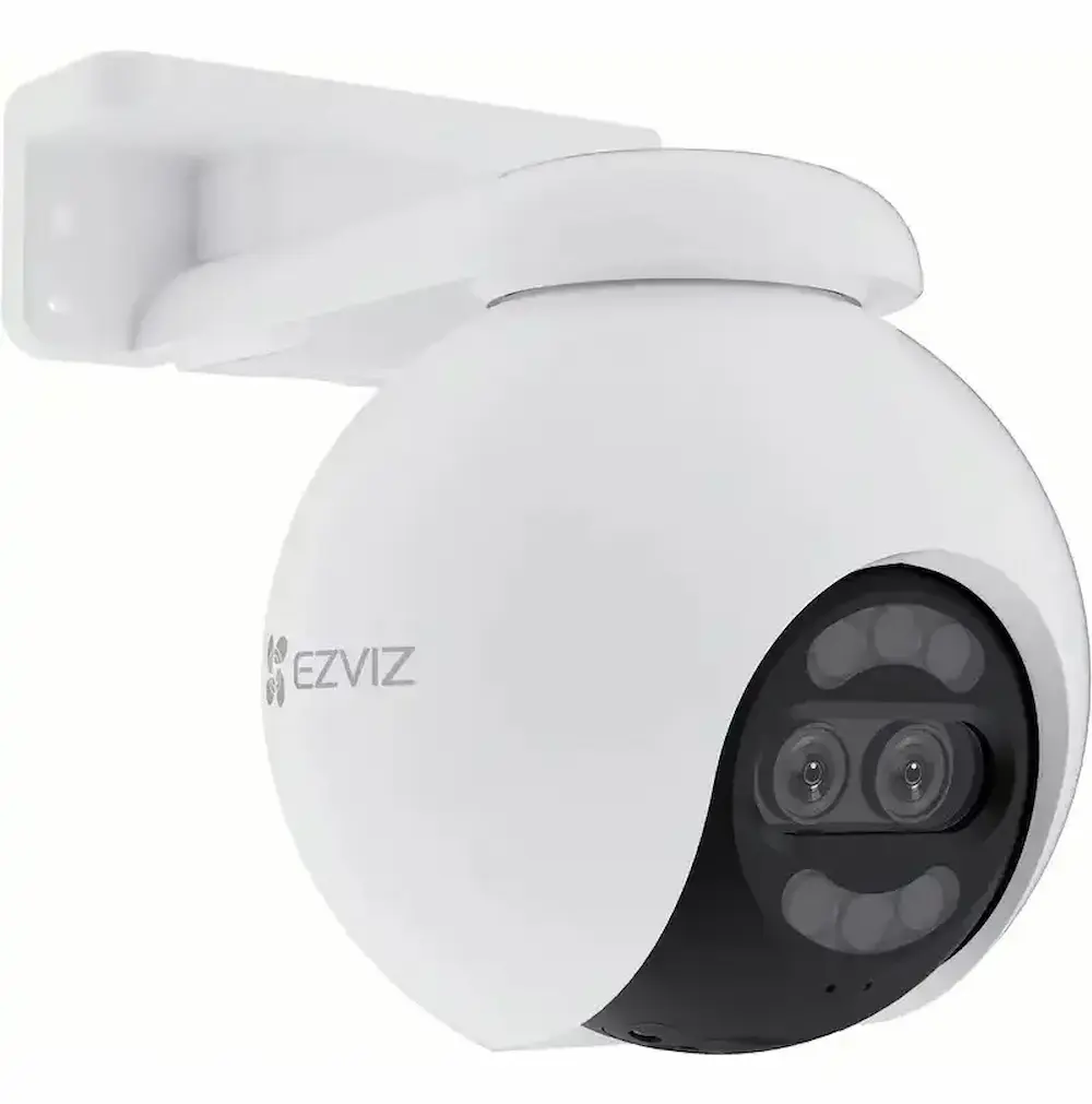 CAMARA EZVIZ | 8MP + 2MP | CS-H80X-R100-8G82WKFL | 4K | AUDIO | IP67 | 360º | SIRENA | VISION A COLOR 24|7