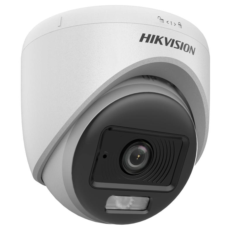 CAMARA HIKVISION | TURBO HD | 5MP | DOMO | PLASTICA | 2.8MM | DS-2CE70KF0T-LPFS | AUDIO | COLORVU | SMART HYBRID