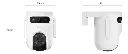 CAMARA IP | EZVIZ | 2K | 3MP | CS-H9C-R100-8H33WKFL | 2.8MM + 6MM | LENTE DUAL | 360º | WIFI | 2.4GHZ | VISION NOCTURNA COLOR | INDOOR | OUT