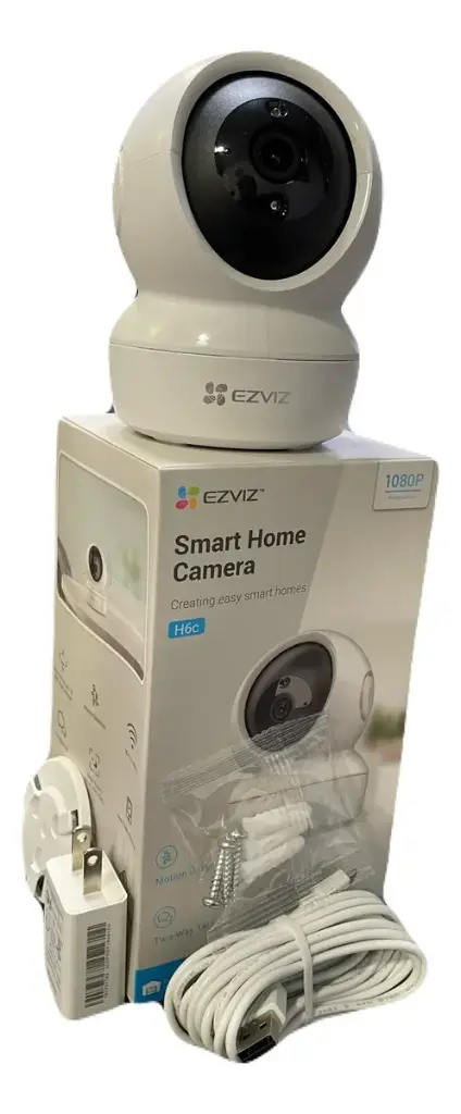 CAMARA IP | EZVIZ | 2MP | CS-H6C-R101-1G2WF | 1080P | 4MM | 360º | WIFI | 2.4GHZ | VISION NOCTURNA | INDOOR | OUTDOOR