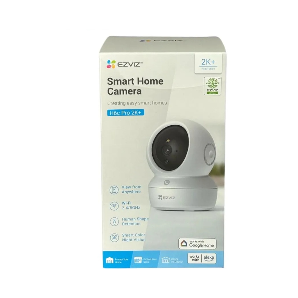 CAMARA IP | EZVIZ | 2MP | CS-H6C-R105-1J4WF | 4MP | 2K | 4MM | 360º | WIFI | 2.4GHZ | VISION NOCTURNA | INDOOR | OUTDOOR