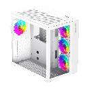 CASE GAMING GAMEMAX INFINITY | ATX | USB 3.0 USB TIPO C | HD AUDIO | LATERAL Y FRONTAL VIDRIO TEMPLADO | BLANCO