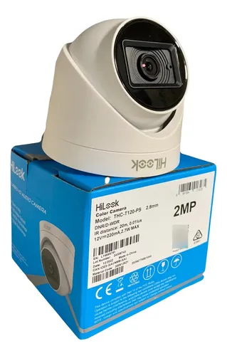 CAMARA TIPO DOMO | HILOOK | THC-T120-PS | PLASTICA | TURBO HD | 2MP | 4 EN 1 (HD-TVI-CBI-AHD-CVBS) | MICROFONO INTEGRADO