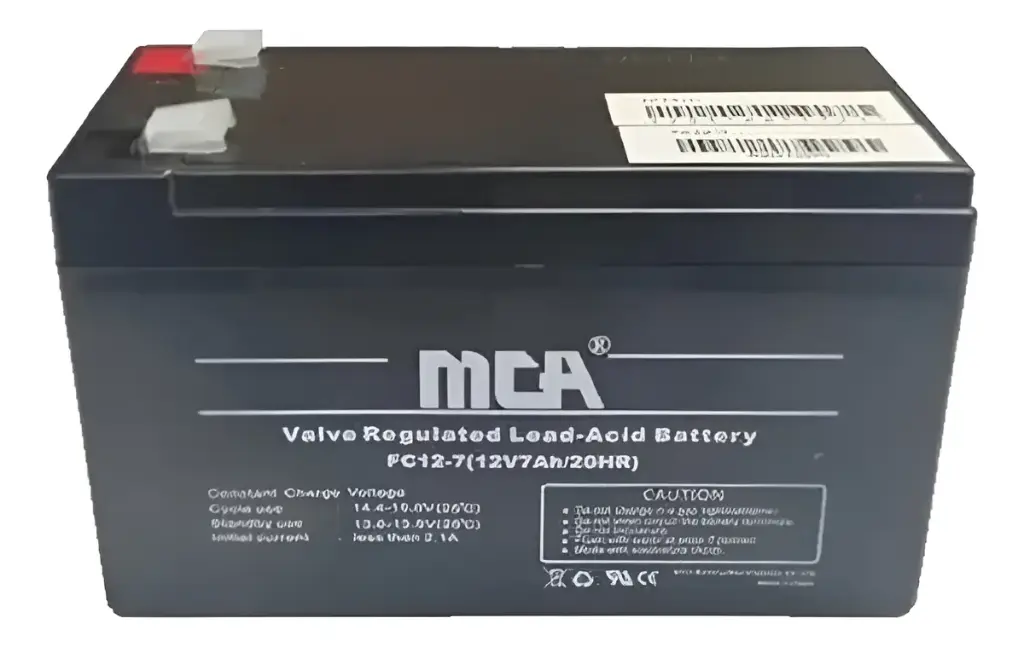 BATERIA MCA | 12V | 7AH | PLOMO ACIDO | LIBRE DE MANTENIMIENTO