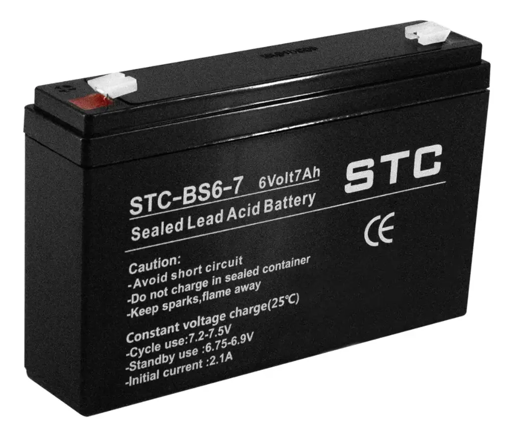 BATERIA SELLADA | STC | 6V | 7AH | STC-BS6-7