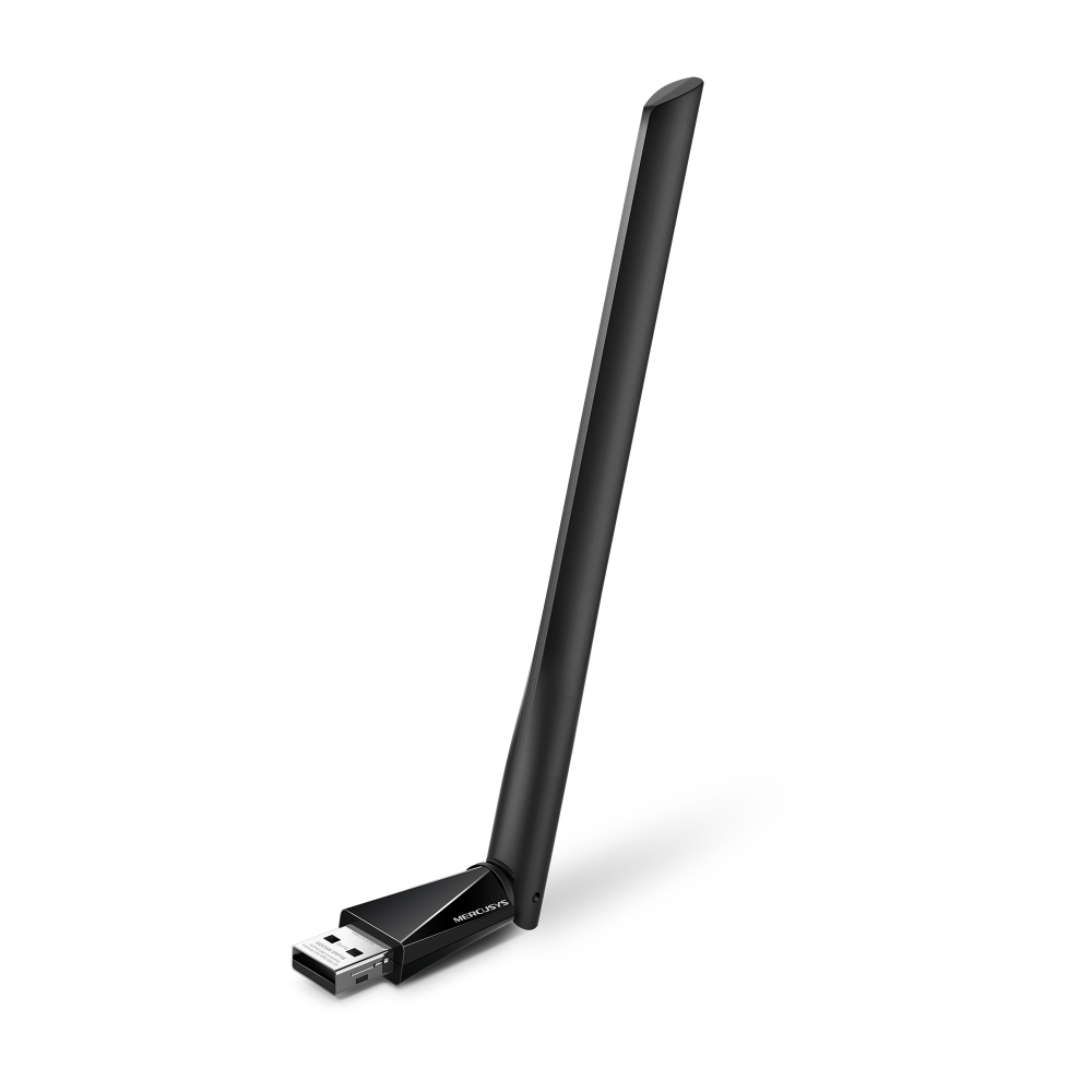 ADAPTADOR WIFI MERCUSYS USB INALAMBRICO DUAL BAND AC1300 867 MBPS (5 GHZ) + 400 MBPS (2,4 GHZ) MA30H