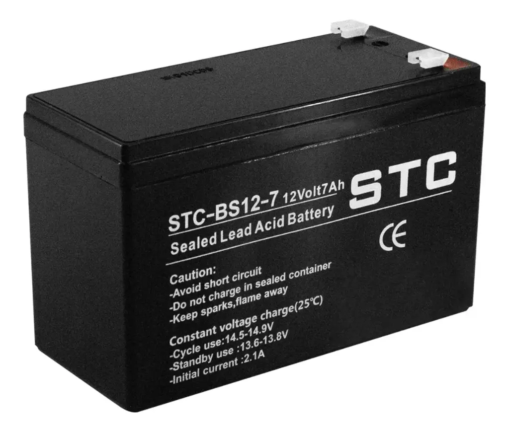 BATERIA | STC | SELLADA | 12V | 7AH | STC-BS12-7 | PARA UPS | CERCO | ALARMAS | ETC