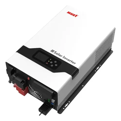 INVERSOR | MUST HIBRIDO | PV33-6048TLV | 6KW | 48V | 110V | 220V | 80 AMPER | PANTALLA LCD | LED INDICADOR | BORNERA
