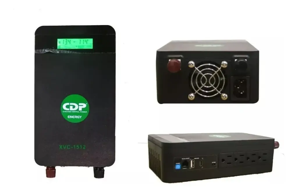 INVERSOR | PORTATIL | CDP | XVC-1512 | 1500VA | 1000W | 4 TOMAS