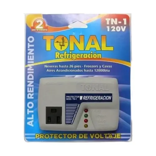 PROTECTOR DE VOLTAJE | TN-1 P | NEVERA | 120VAC | TONAL