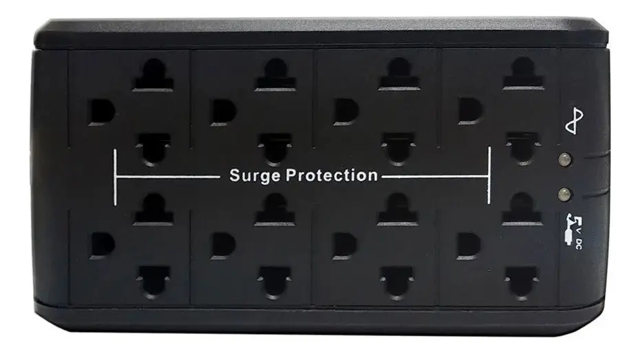 PROTECTOR DE VOLTAJE | UPRODUCTS | 8 TOMAS | 1200VA | U-PTC1200 | 110V | AC 50|60Z | INTERRUPTOR MANUAL