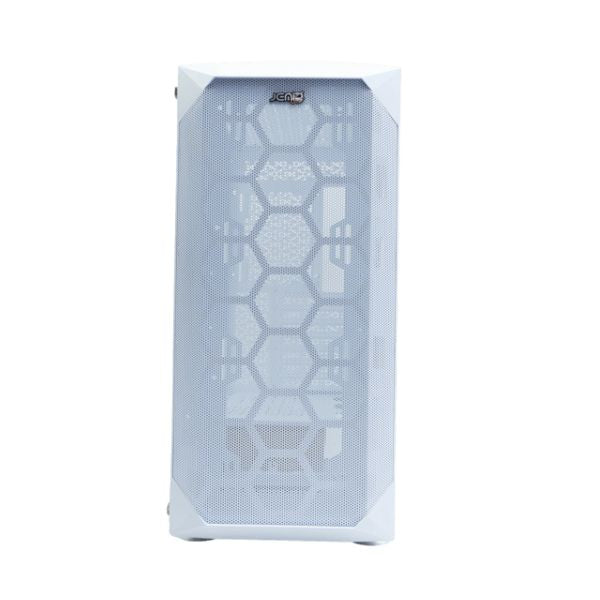 CASE JEMIP GAMING VISION JPC360 BLANCO MTOWER | 2 X USB + USB 3.0 | HD AUDIO | FRONTAL | MALLA LATERAL | VIDRIO