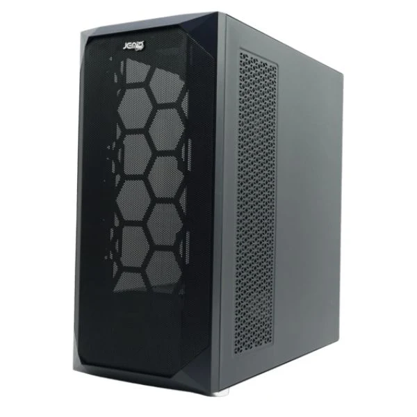 CASE JEMIP GAMING VISION JPC360 NEGRO MTOWER | 2 X USB + USB 3.0 | HD AUDIO | FRONTAL | MALLA LATERAL | VIDRIO