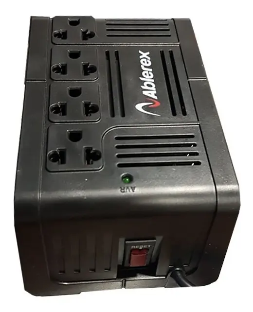 REGULADOR DE VOLTAJE | ABLEREX | AB-R1204 | 1200VA | 600W | 4 TOMAS