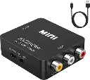 ADAPTADOR | CONVERTIDOR | SPIDERTEC | RCA (AV) A HDMI | 1080P | SPI-A47