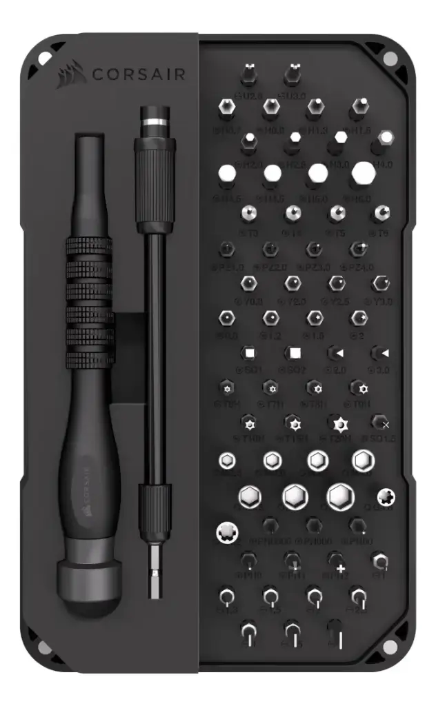 KIT DE HERRAMIENTAS | CORSAIR | PARA PC | 65 PUNTAS HIMANTADAS