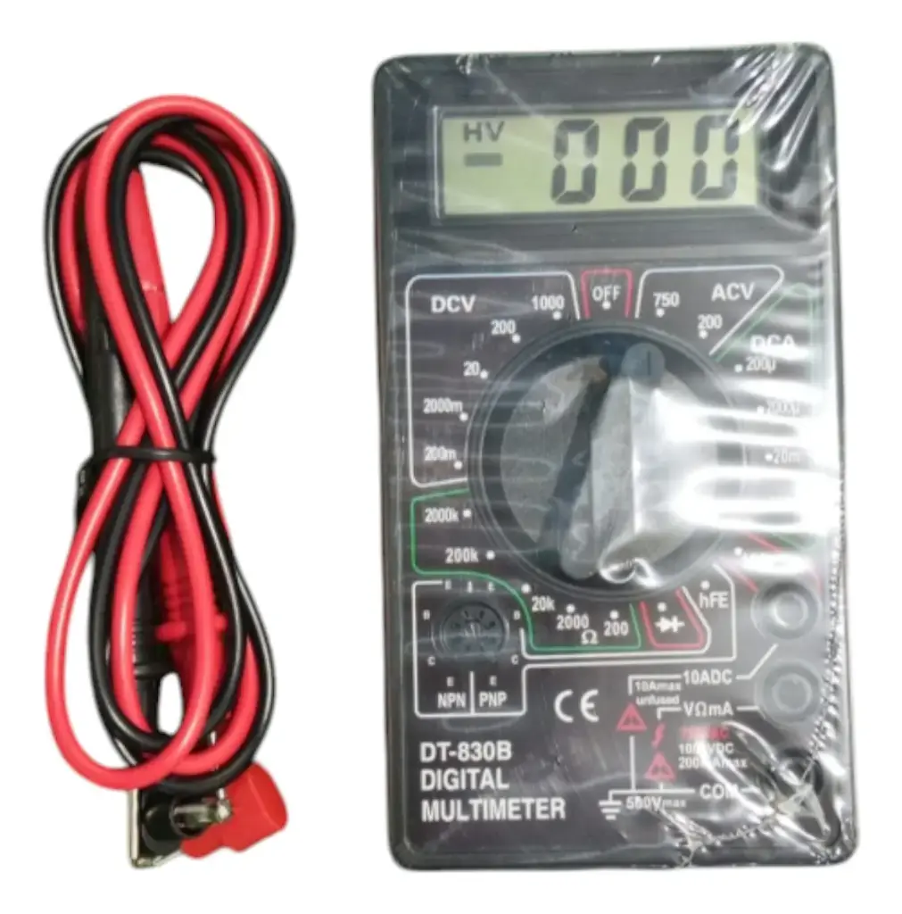 MULTIMETRO DIGITAL | DT830B | SENCILLO | PRODUCTO OEM