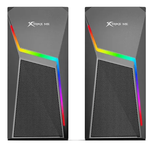 CORNETA 2.0 BLUETOOTH XTRIKE ME SK-503 RGB | ESTEREO 2.0 | 2*3W | BT5.0 | NEGRO