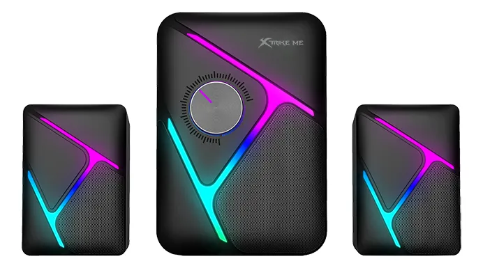CORNETA 2.0 XTRIKE ME SK-610 RGB | 5W+3W*2 | USB | NEGRO
