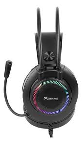 AUDIFONOS CON MICROFONO | GAMING | XTRIKE ME GH-509 | RGB | ESTEREO | 2x3.5mm+1xUSB | 1x3.5mm | PC/PS4/PS5/Xbox | NEGRO 