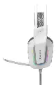 AUDIFONOS CON MICROFONO | GAMING | XTRIKE ME GH-712 WH | RGB | 2x3.5mm+1xUSB | 1x3.5mm | /PC/PS4/PS5/Xbox One | BLANCO+GRIS