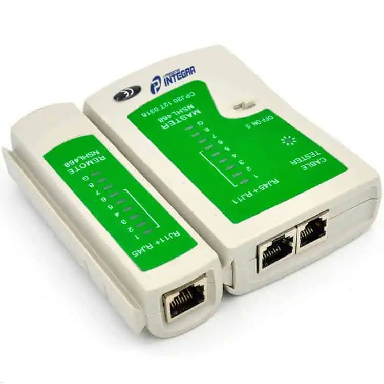 TESTER PARA CABLE | UTP | RJ45 | RJ11 | CON BATERIA