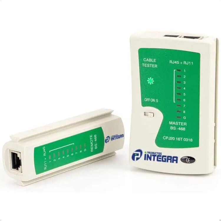 TESTER PARA CABLE | UTP | RJ45 | RJ11 | CON BATERIA